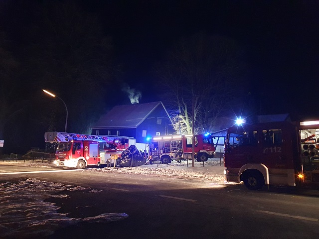 Brennt Unterverteilung im Gebäude!